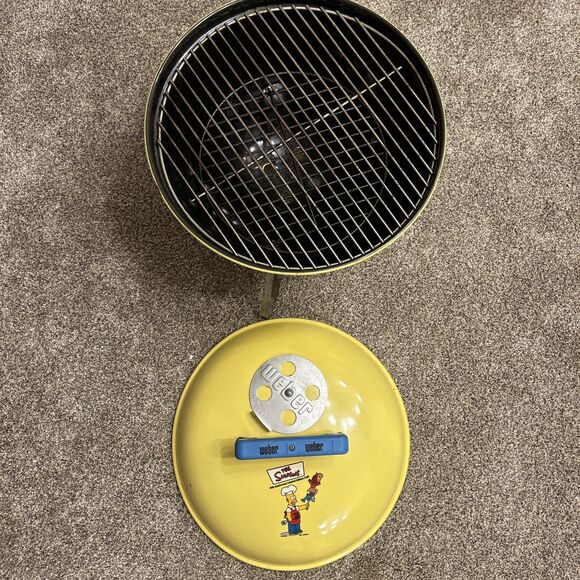 The Simpsons Weber Homers Smokey Joe 10th Anniversary Limited Edition Grill - Picture 2 of 13